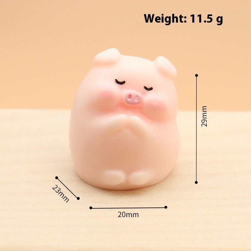 Mini Resin Ornament Micro Landscape Simulation Cartoon Cute