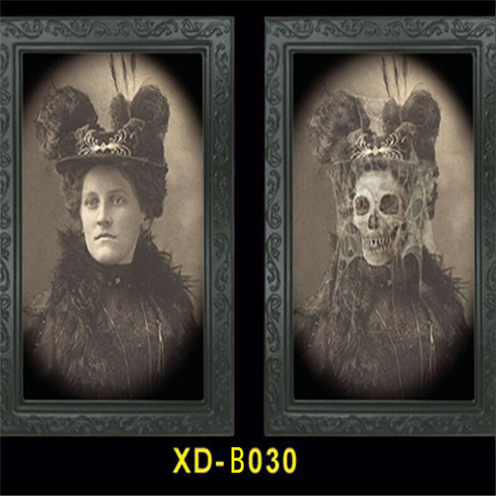 3D People Ghost Festival Changing Photo Frame