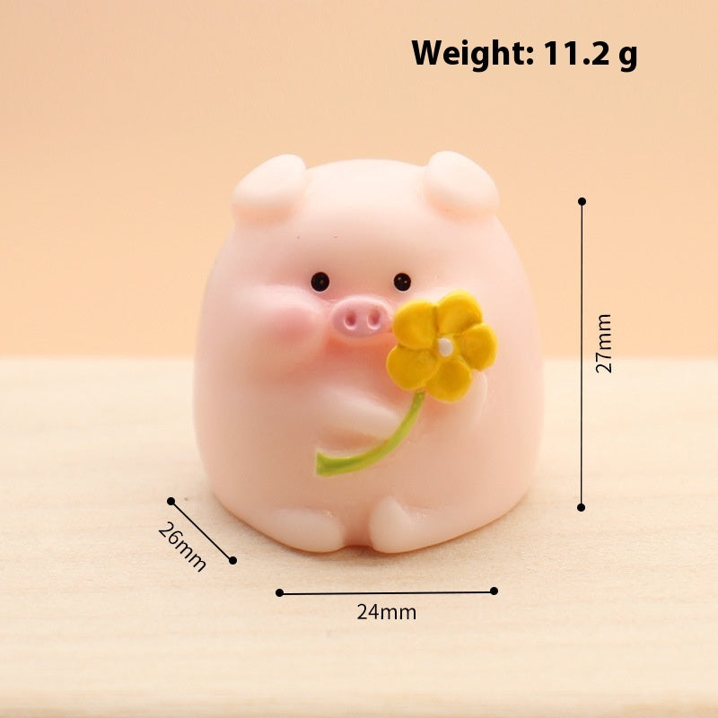 Mini Resin Ornament Micro Landscape Simulation Cartoon Cute