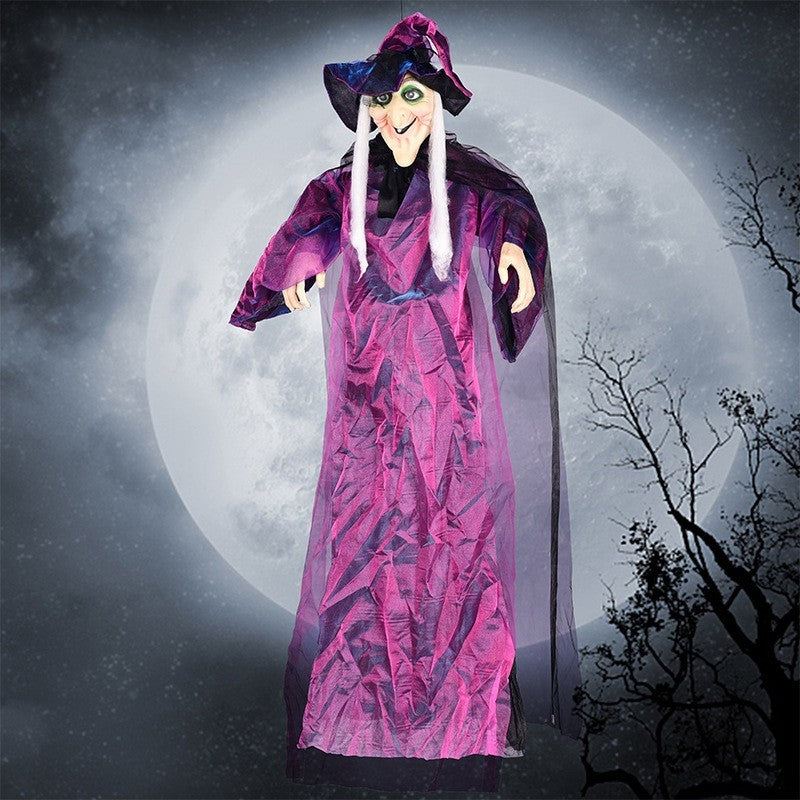 Halloween Voice-Activated Horror Electric Witch Toy