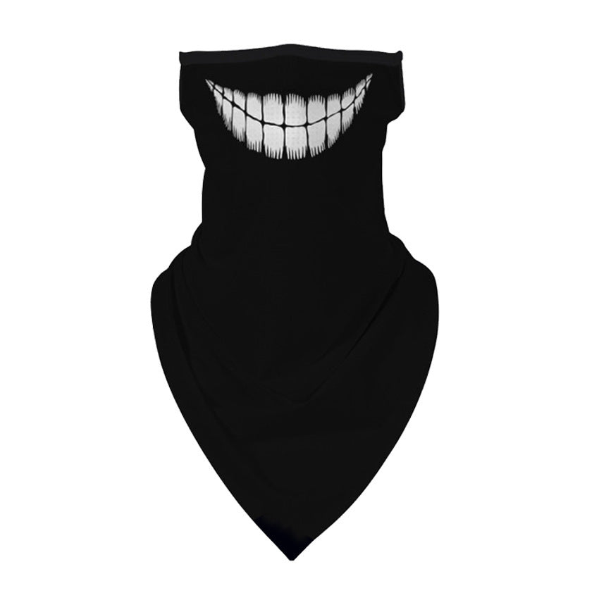 European And American New Ear Scarf Skull Mask