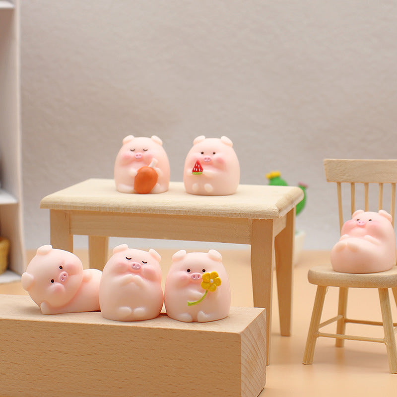Mini Resin Ornament Micro Landscape Simulation Cartoon Cute