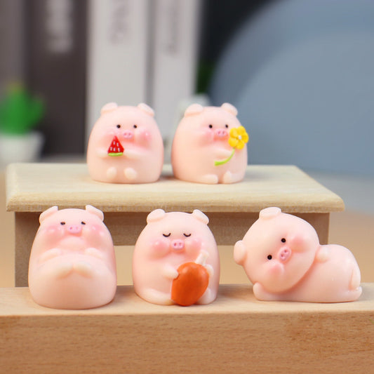 Mini Resin Ornament Micro Landscape Simulation Cartoon Cute