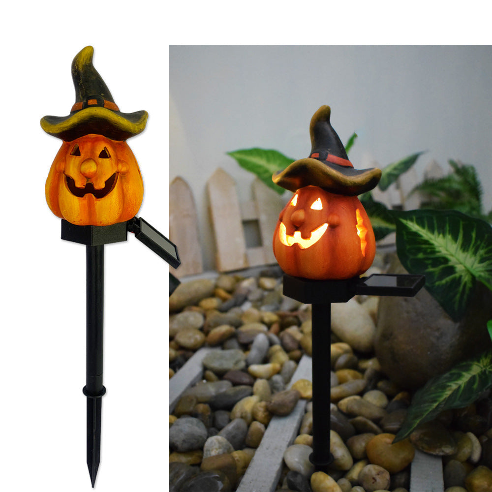 Solar Outdoor Halloween Pumpkin Garden Lantern