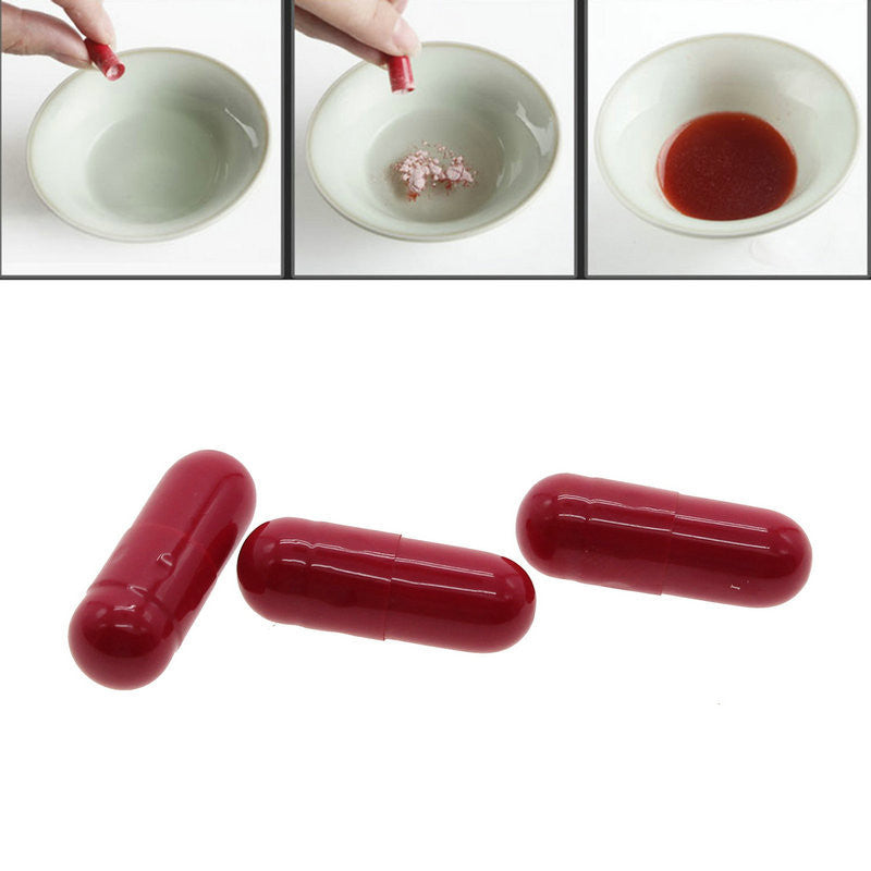 Halloween Fake Blood Capsules Realistic Vampire Props