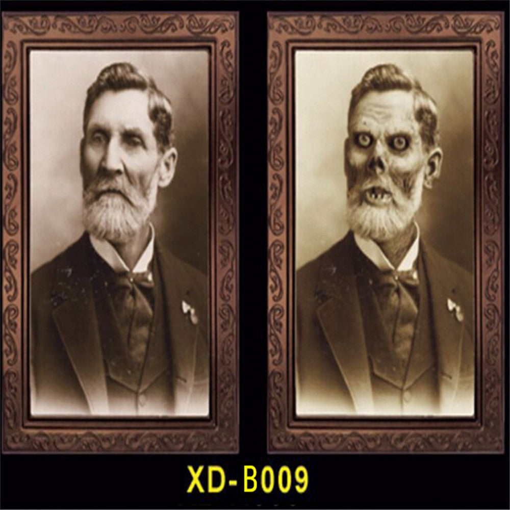 3D People Ghost Festival Changing Photo Frame