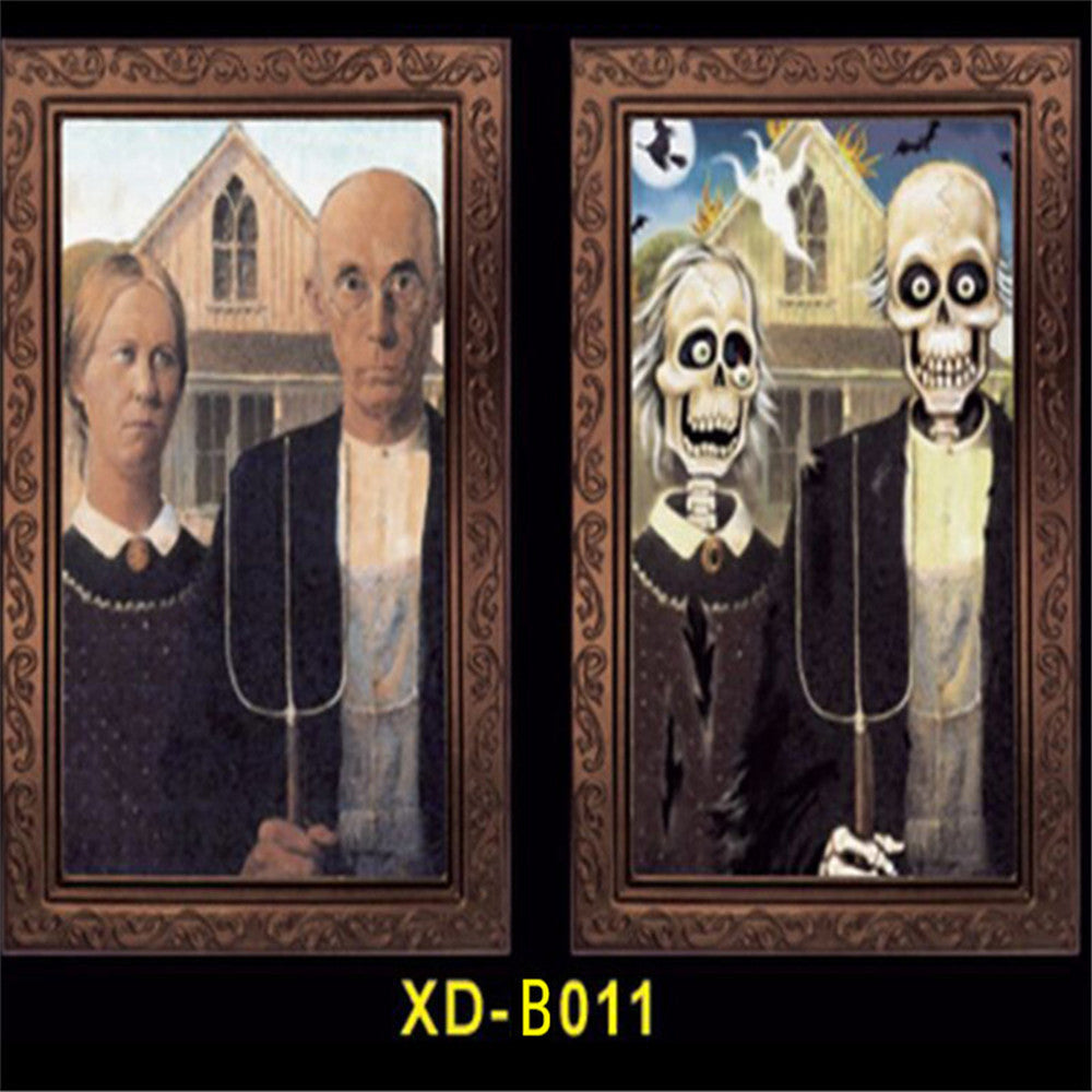 3D People Ghost Festival Changing Photo Frame