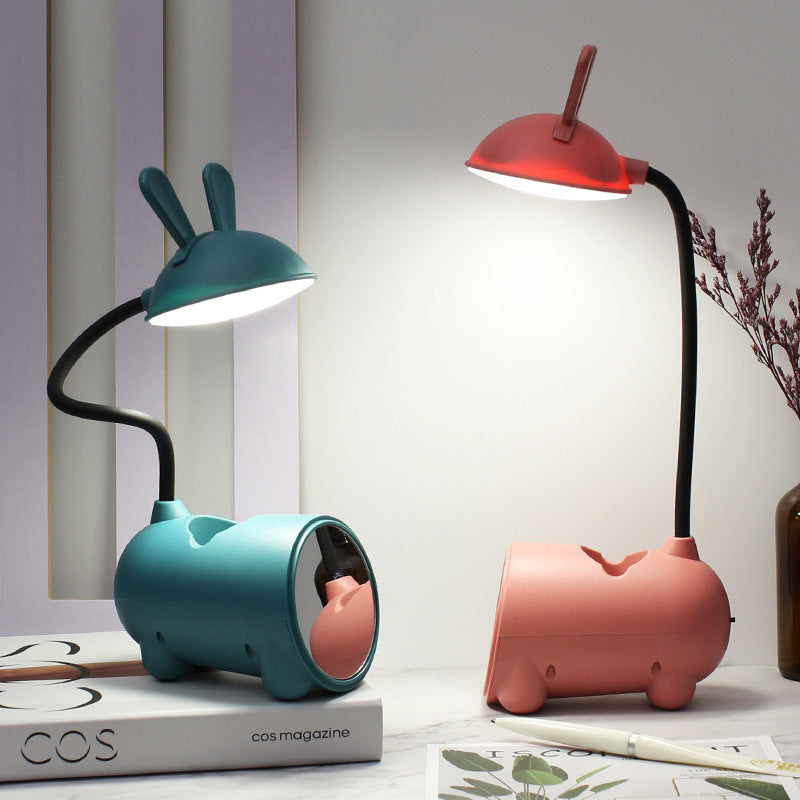Simple Cartoon Desktop Pen Container Table Lamp