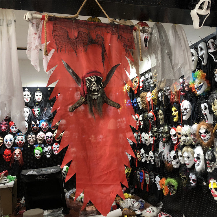 Halloween Scary Clown Mask Skull Party Supplies