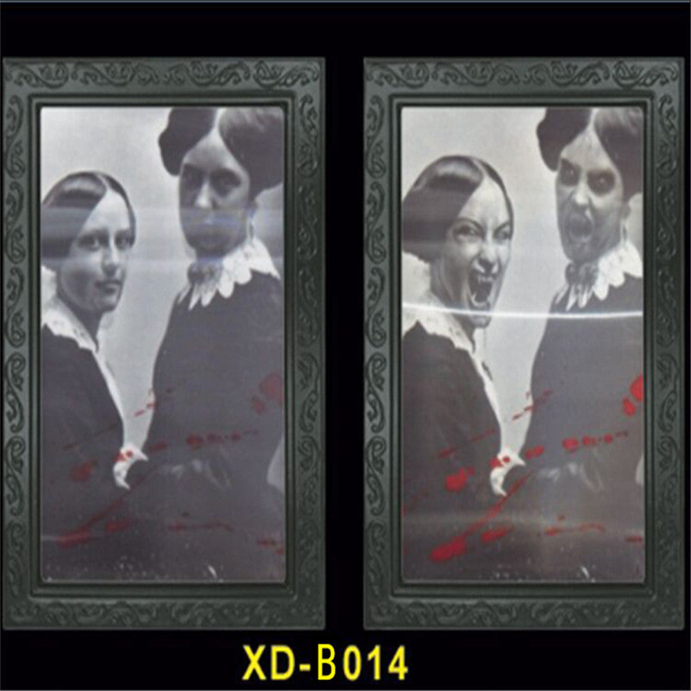 3D People Ghost Festival Changing Photo Frame