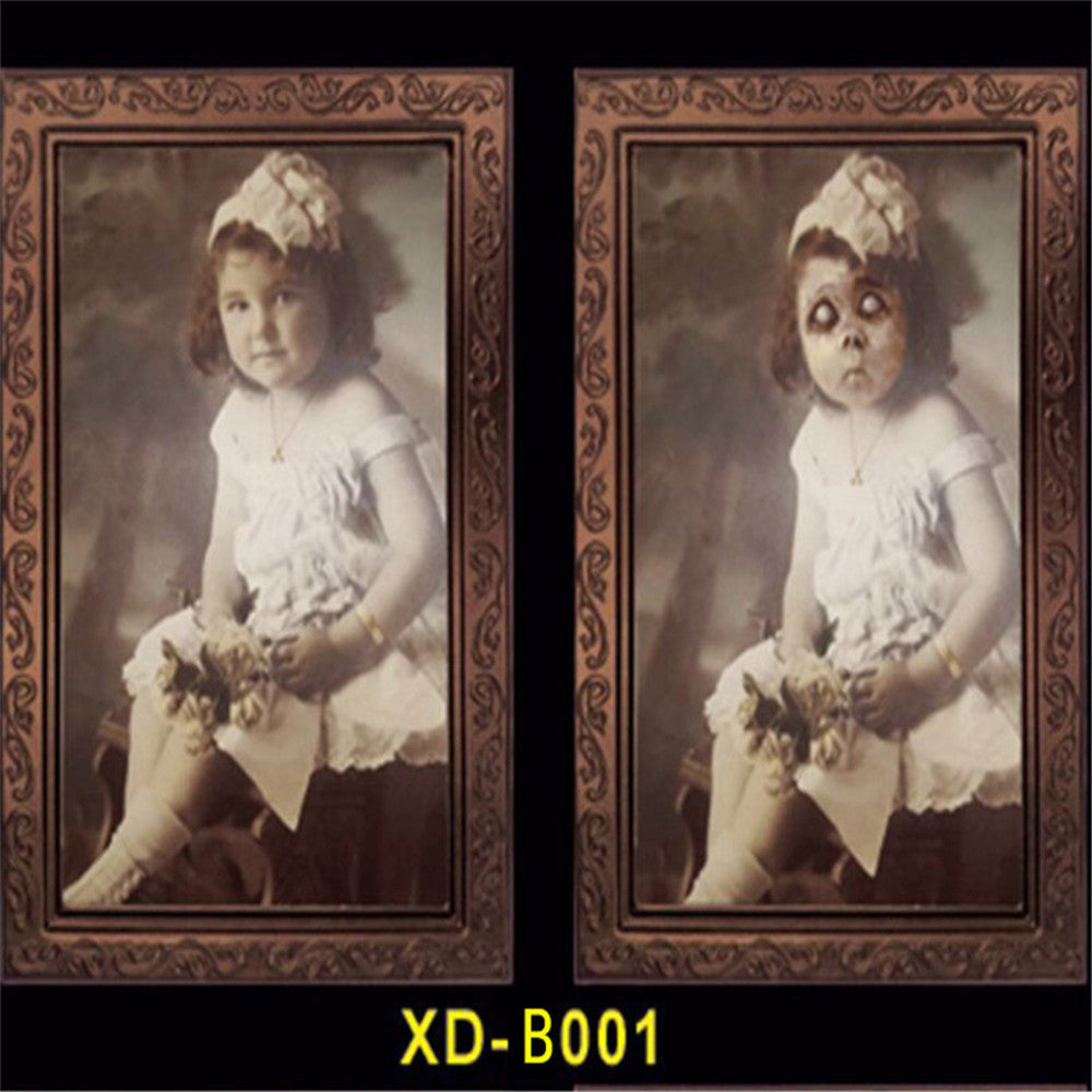 3D People Ghost Festival Changing Photo Frame