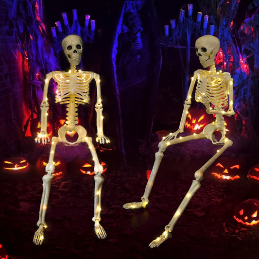 Hanging Halloween Luminous Skeleton for Decoration