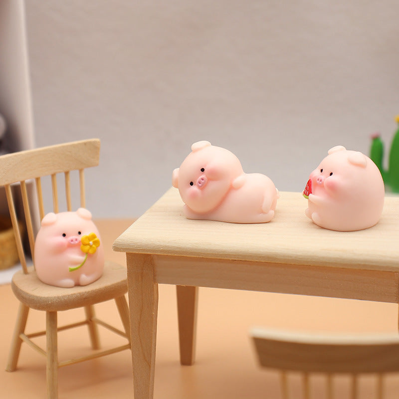 Mini Resin Ornament Micro Landscape Simulation Cartoon Cute