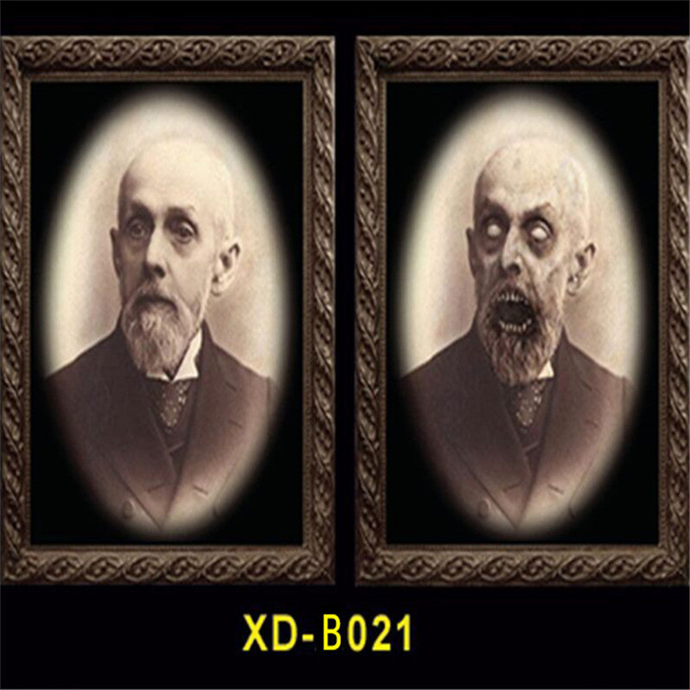 3D People Ghost Festival Changing Photo Frame