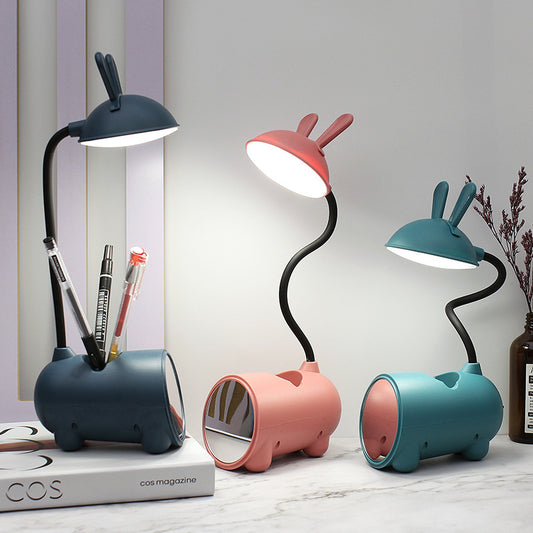 Simple Cartoon Desktop Pen Container Table Lamp