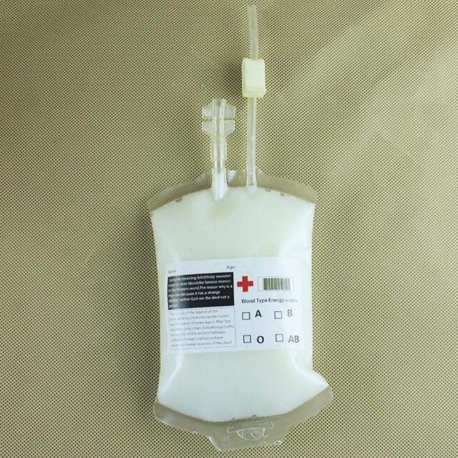 Halloween Vampire Blood Drink Bags Transparent Beverage Pouches