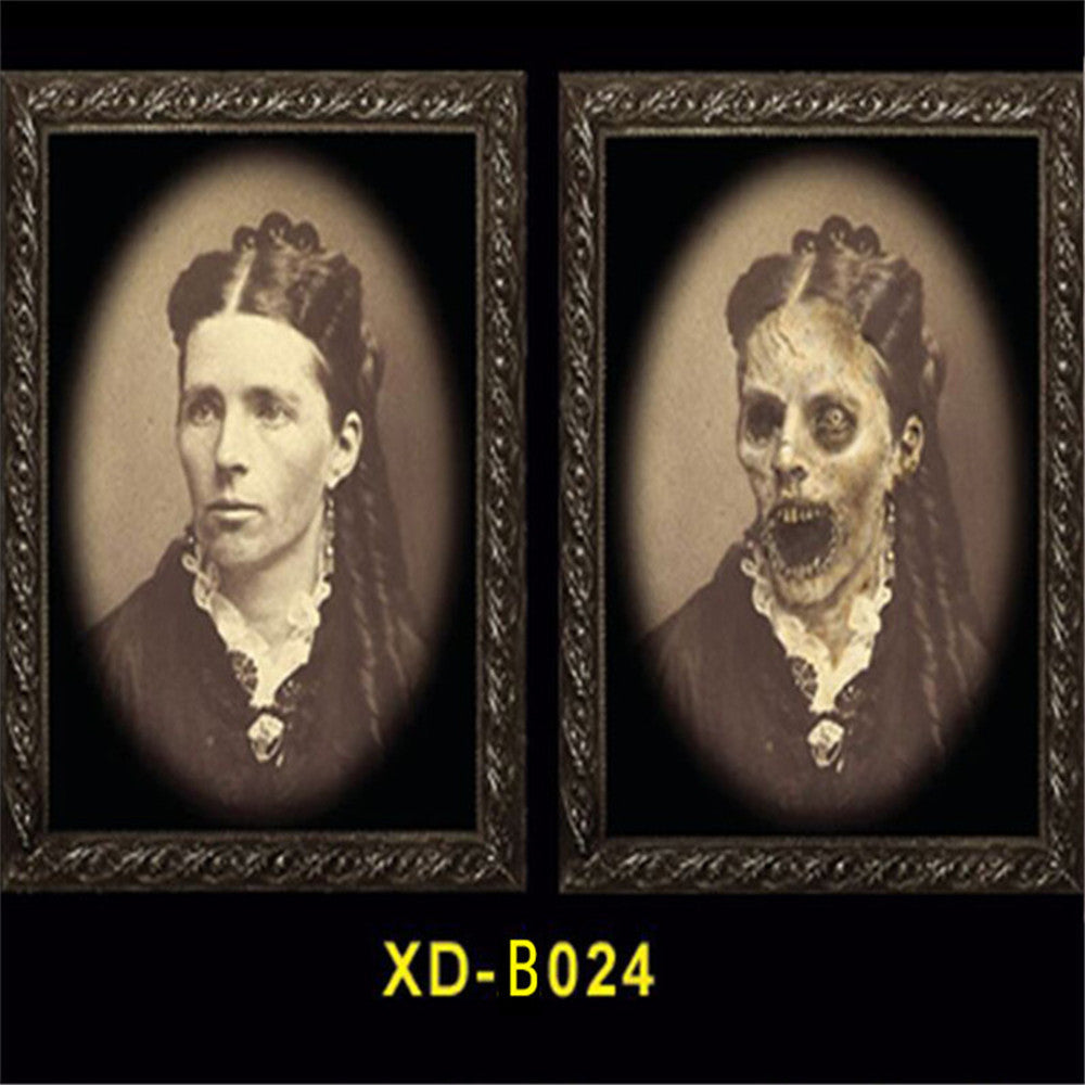 3D People Ghost Festival Changing Photo Frame