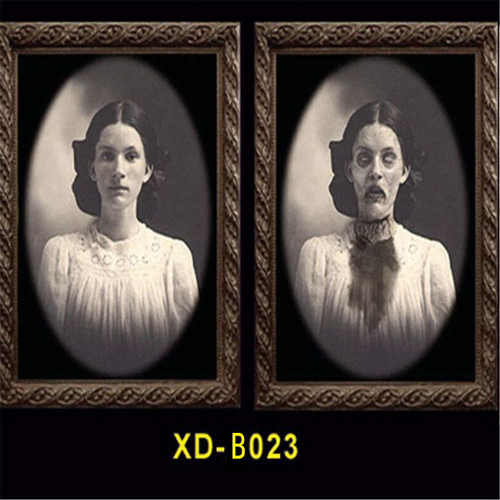 3D People Ghost Festival Changing Photo Frame