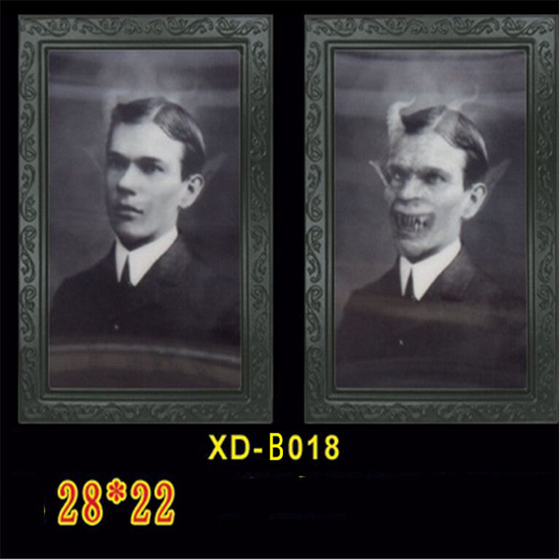 3D People Ghost Festival Changing Photo Frame