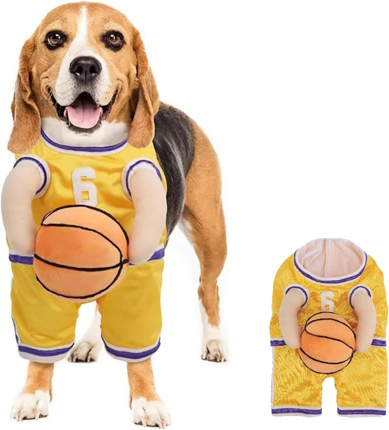 Dog sports Player Costume – Funny Pet Outfit- Halloween