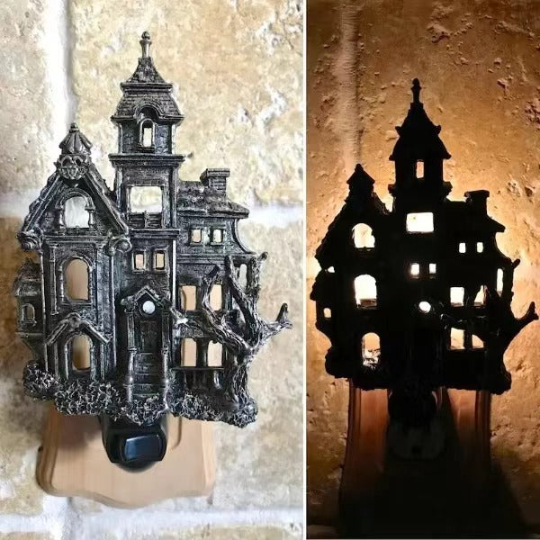 Haunted Mansion Halloween Night Light Lamp