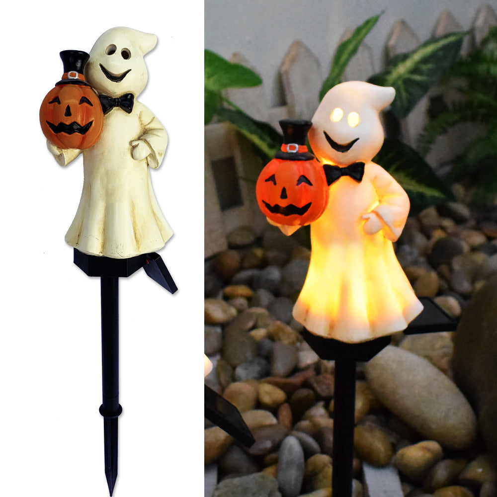 Solar Outdoor Halloween Pumpkin Garden Lantern