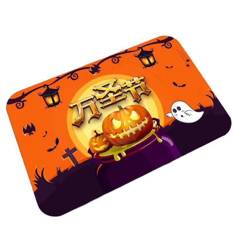 Halloween Non-Slip Bathroom or Entry Door Mat