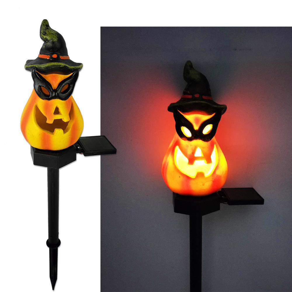 Solar Outdoor Halloween Pumpkin Garden Lantern