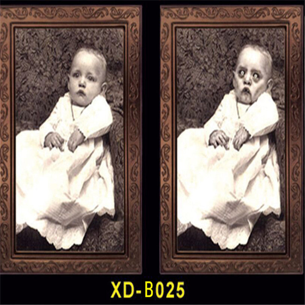 3D People Ghost Festival Changing Photo Frame