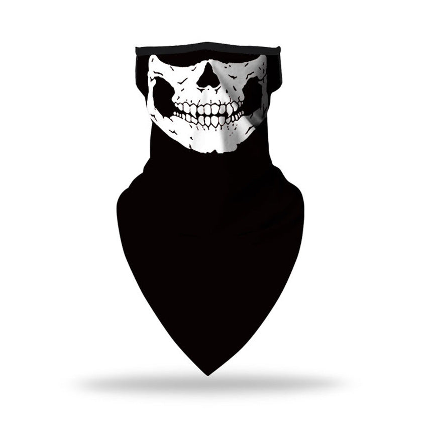European And American New Ear Scarf Skull Mask