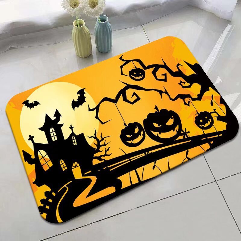 Halloween Non-Slip Bathroom or Entry Door Mat