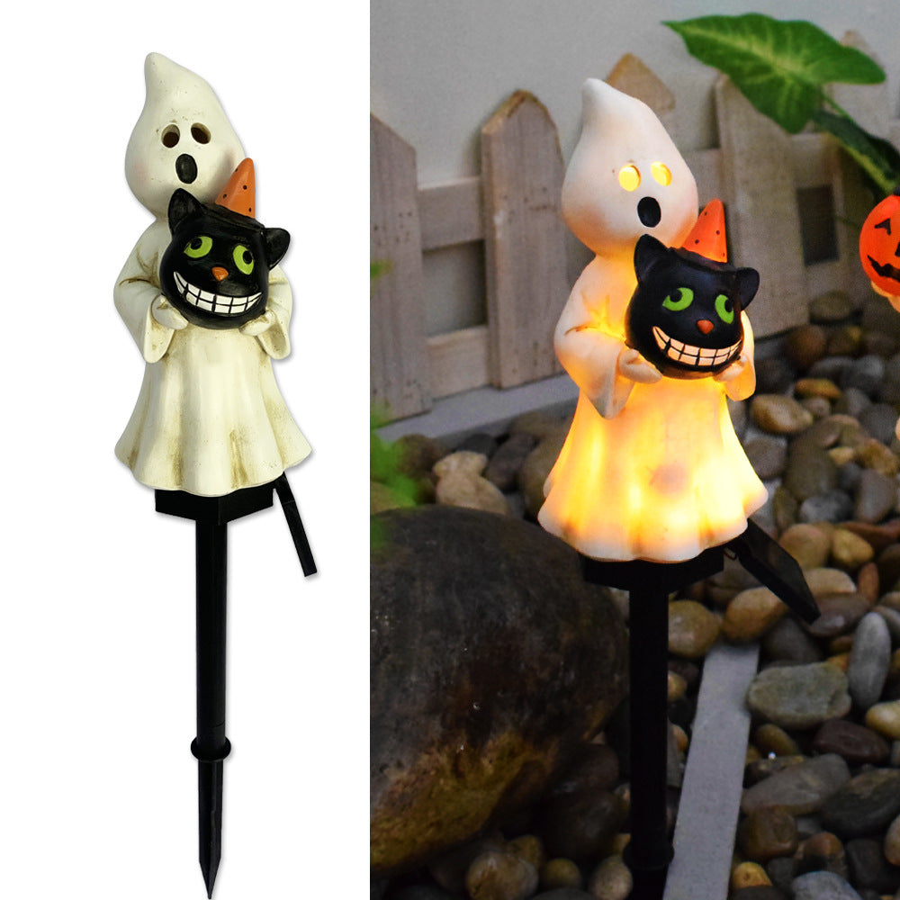 Solar Outdoor Halloween Pumpkin Garden Lantern
