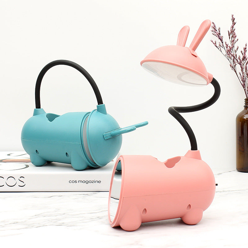 Simple Cartoon Desktop Pen Container Table Lamp