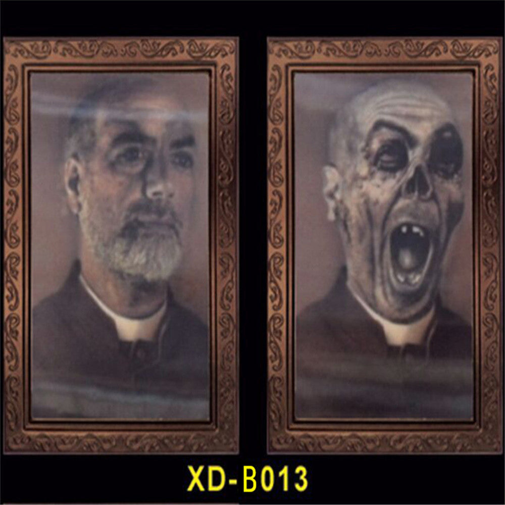 3D People Ghost Festival Changing Photo Frame