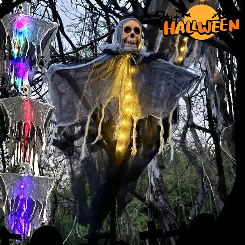 Hanging Ghost Skull Skeleton Halloween Decoration