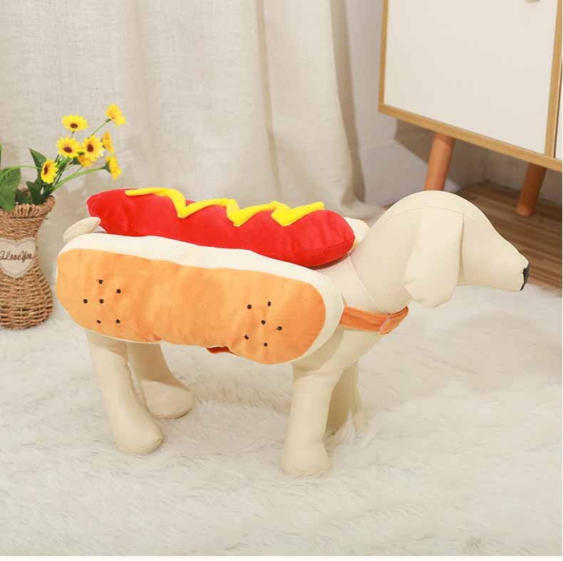 Hot Dog Halloween Costume for Dogs – Funny Pet Outfit