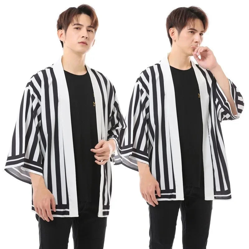 Kimetsu No Yaiba Nezuko Tanjirou Kimono Haori Cloak Cosplay Costume Halloween Adult Child Anime Costumes Cape