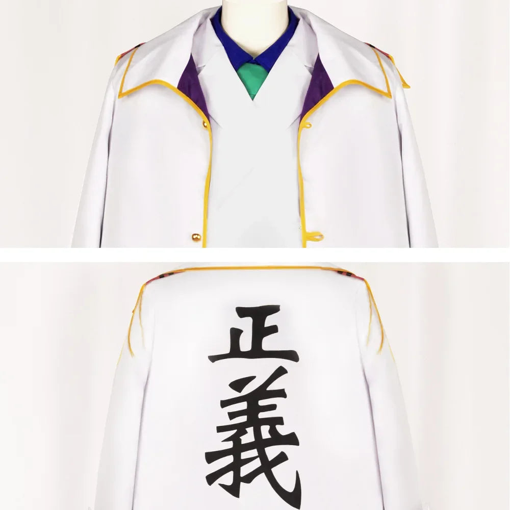 Anime ONE Monkey D Garp Cosplay Costume PIECE Full Set Cloak Coat Pants Adult Halloween Party Costume Performance Uniform