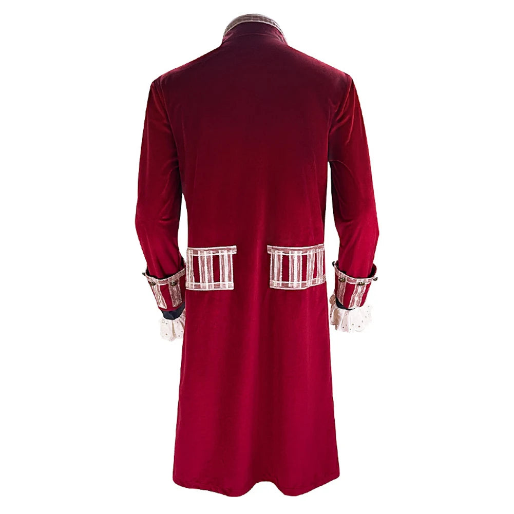 Captain Hook Cosplay Pirate Disguise Costume Pan Hat Adult Men Coat Pants Outfits Halloween Carnival Party Suit