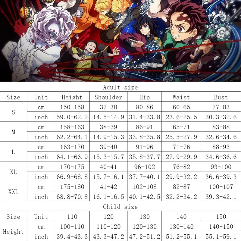 Anime Demon Slayer Kimetsu No Yaiba Tomioka Giyuu Cosplay Costume Men Kimono Uniform Halloween Carnival Party Costumes