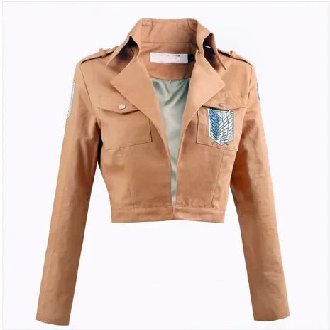 Attack on Titan Cosplay Coat Windbreaker Woolen Uniform Jacket for Survey Corps Members And Levi Ackerman Fans