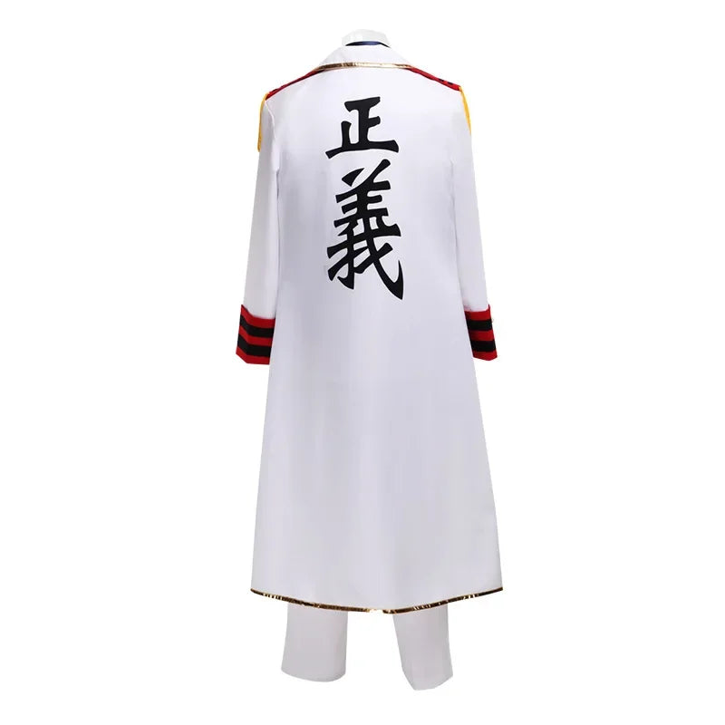 Anime ONE Monkey D Garp Cosplay Costume PIECE Full Set Cloak Coat Pants Adult Halloween Party Costume Performance Uniform