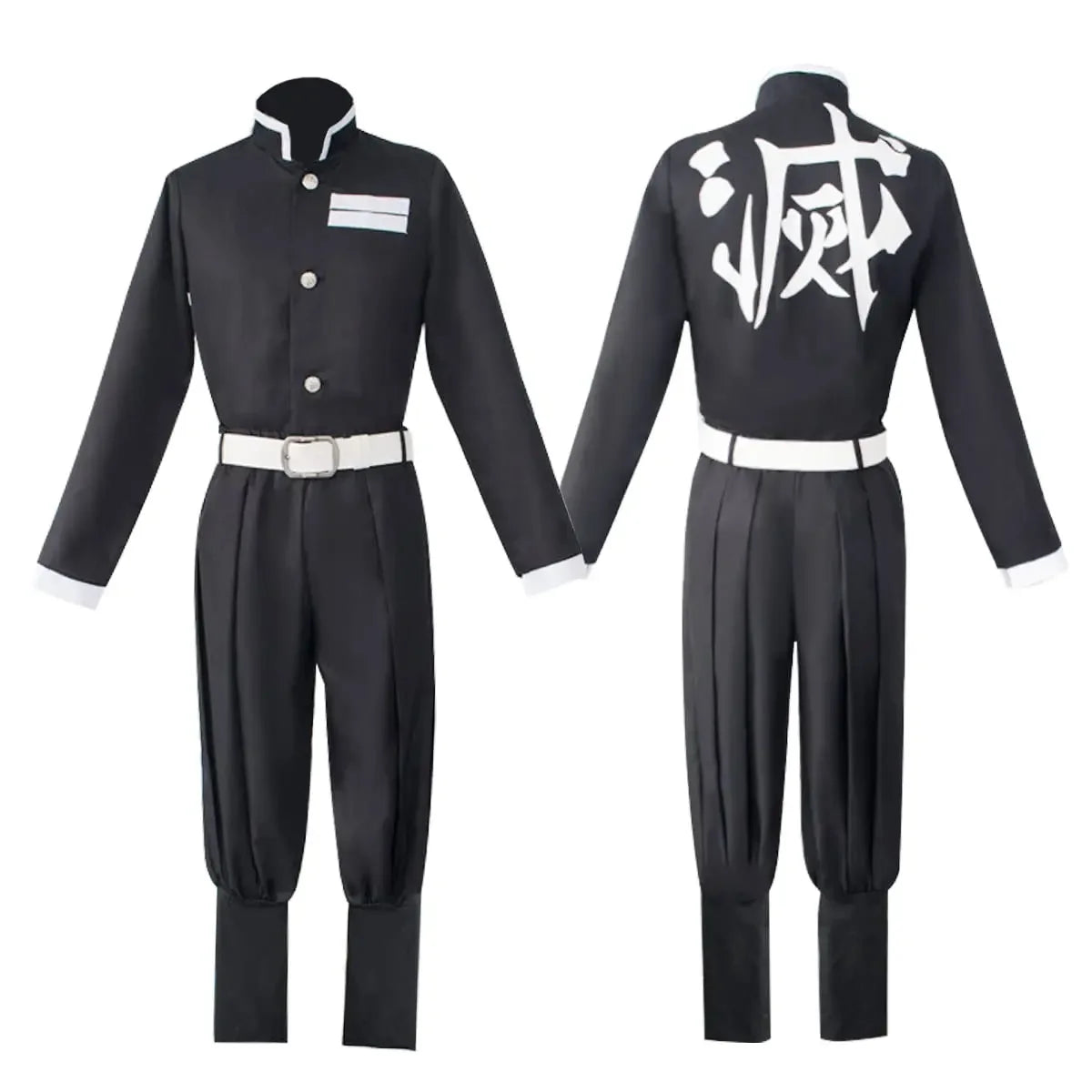Costumes de Cosplay Anime Train Mugen Demon Slayer Rengoku Kyojuro, Robe Kimetsu No Yaiba pour adultes et enfants, perruques, te