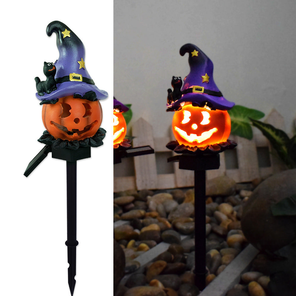 Solar Outdoor Halloween Pumpkin Garden Lantern