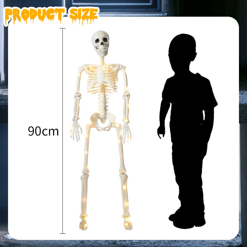 Hanging Halloween Luminous Skeleton for Decoration