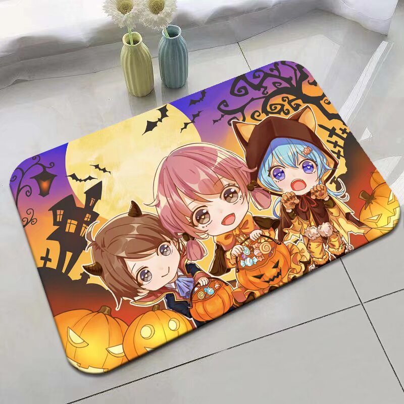 Halloween Non-Slip Bathroom or Entry Door Mat