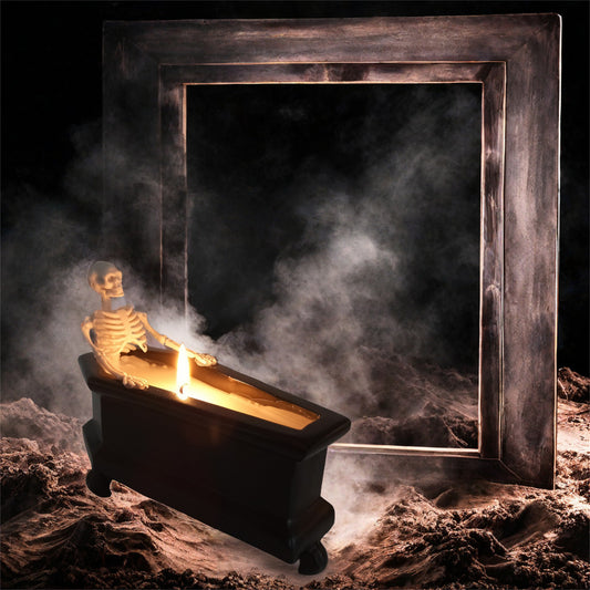 Candles Bubble Bath Skull Skeleton for Halloween Decoration