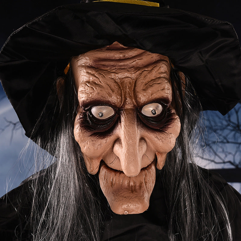 Halloween Voice-Activated Horror Electric Witch Toy