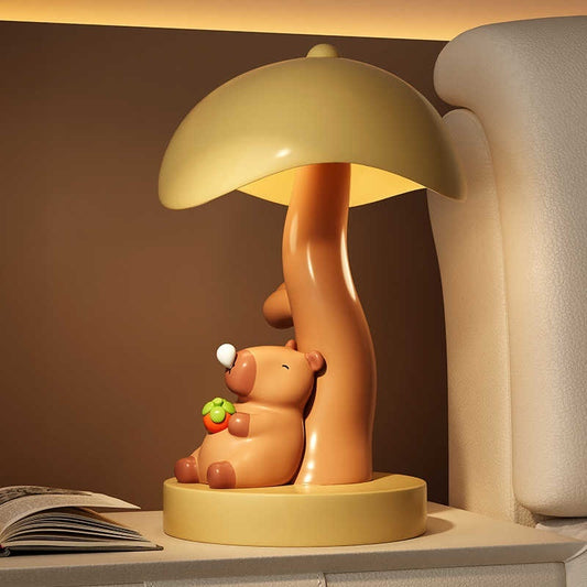 Cute Khaki Bedroom Table Lamp Home Decoration Ornaments