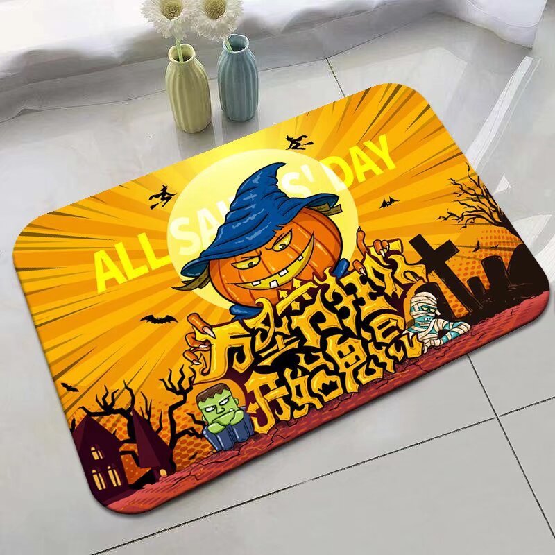 Halloween Non-Slip Bathroom or Entry Door Mat